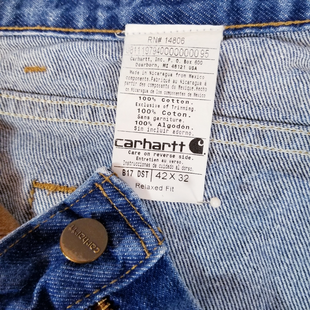 ❌ SOLD ❌ Carhartt | 42 x 32 Relaxed Fit Jeans - Picture 2 of 8
